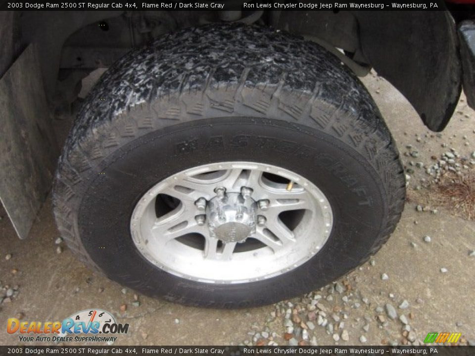 2003 Dodge Ram 2500 ST Regular Cab 4x4 Flame Red / Dark Slate Gray Photo #17
