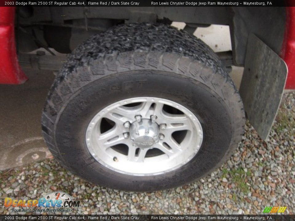 2003 Dodge Ram 2500 ST Regular Cab 4x4 Flame Red / Dark Slate Gray Photo #19