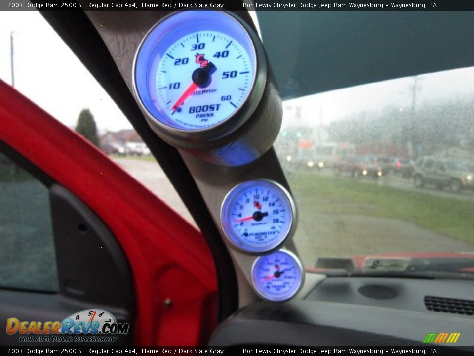 2003 Dodge Ram 2500 ST Regular Cab 4x4 Flame Red / Dark Slate Gray Photo #22