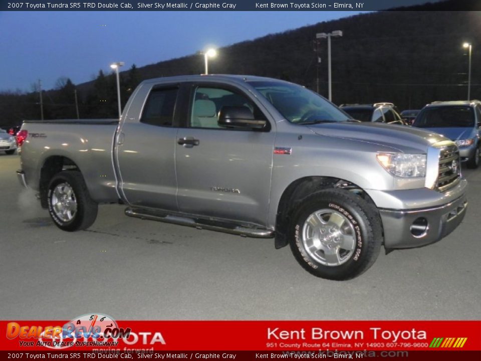 2007 Toyota Tundra SR5 TRD Double Cab Silver Sky Metallic / Graphite Gray Photo #1