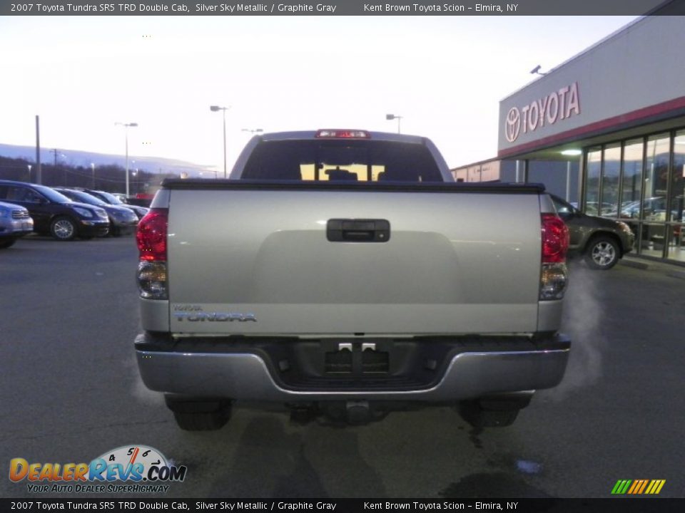 2007 Toyota Tundra SR5 TRD Double Cab Silver Sky Metallic / Graphite Gray Photo #14