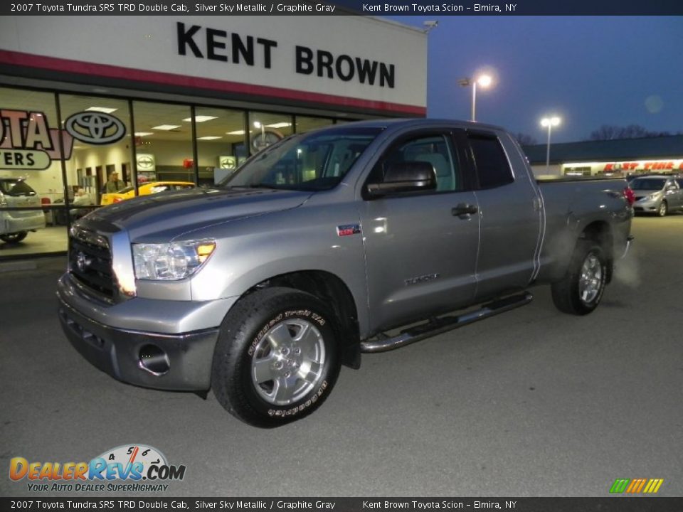 2007 Toyota Tundra SR5 TRD Double Cab Silver Sky Metallic / Graphite Gray Photo #15