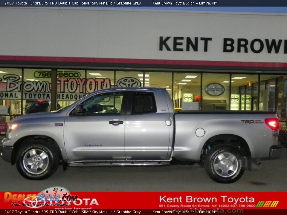 2007 Toyota Tundra SR5 TRD Double Cab Silver Sky Metallic / Graphite Gray Photo #21