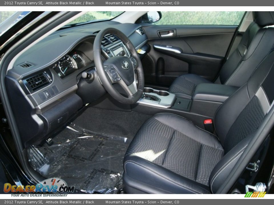 2012 Toyota Camry SE Attitude Black Metallic / Black Photo #4