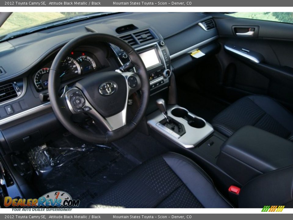 2012 Toyota Camry SE Attitude Black Metallic / Black Photo #5