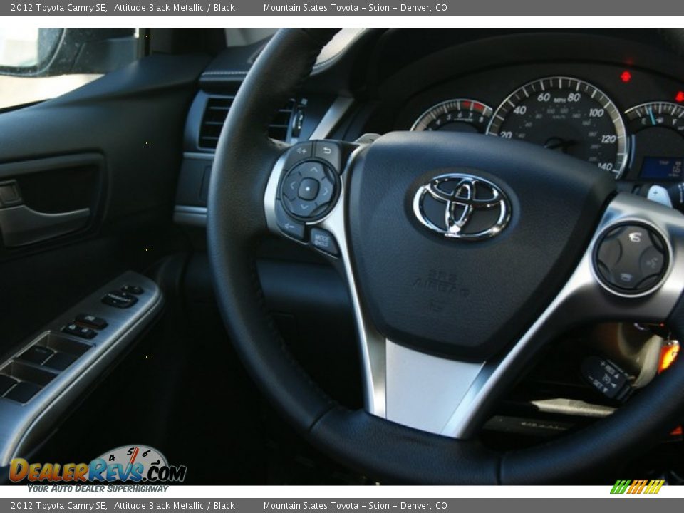 2012 Toyota Camry SE Attitude Black Metallic / Black Photo #12