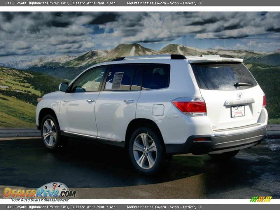 2012 toyota highlander limited blizzard pearl #6