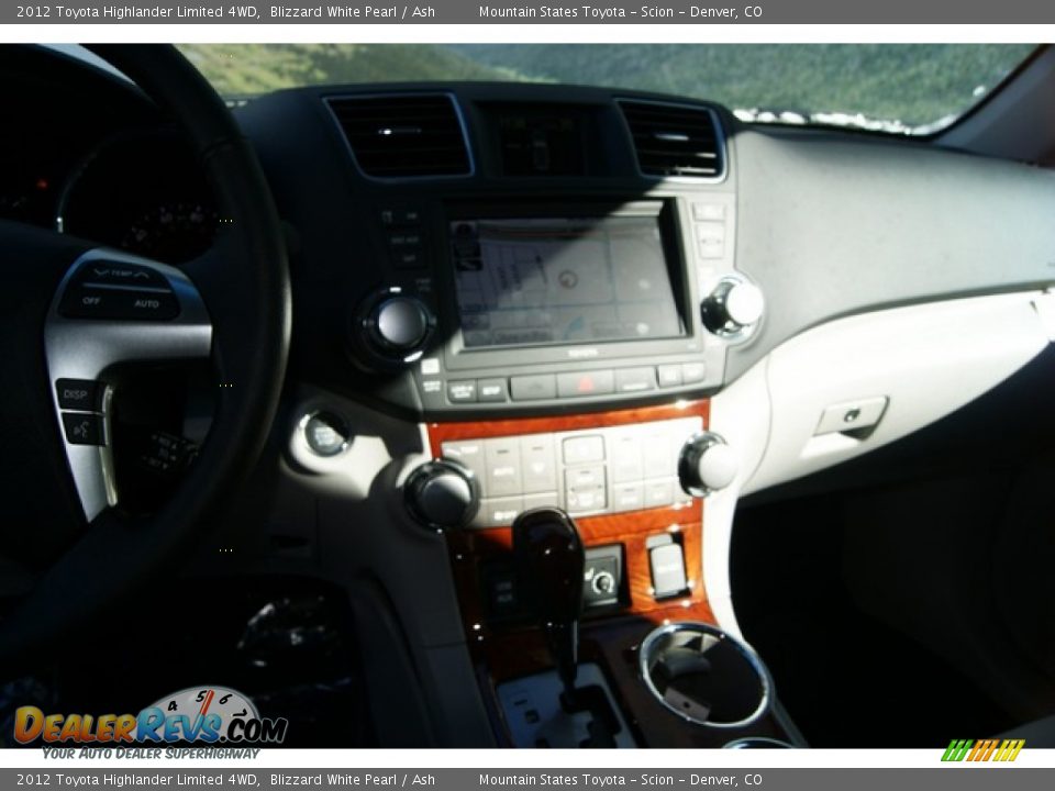 2012 Toyota Highlander Limited 4WD Blizzard White Pearl / Ash Photo #6