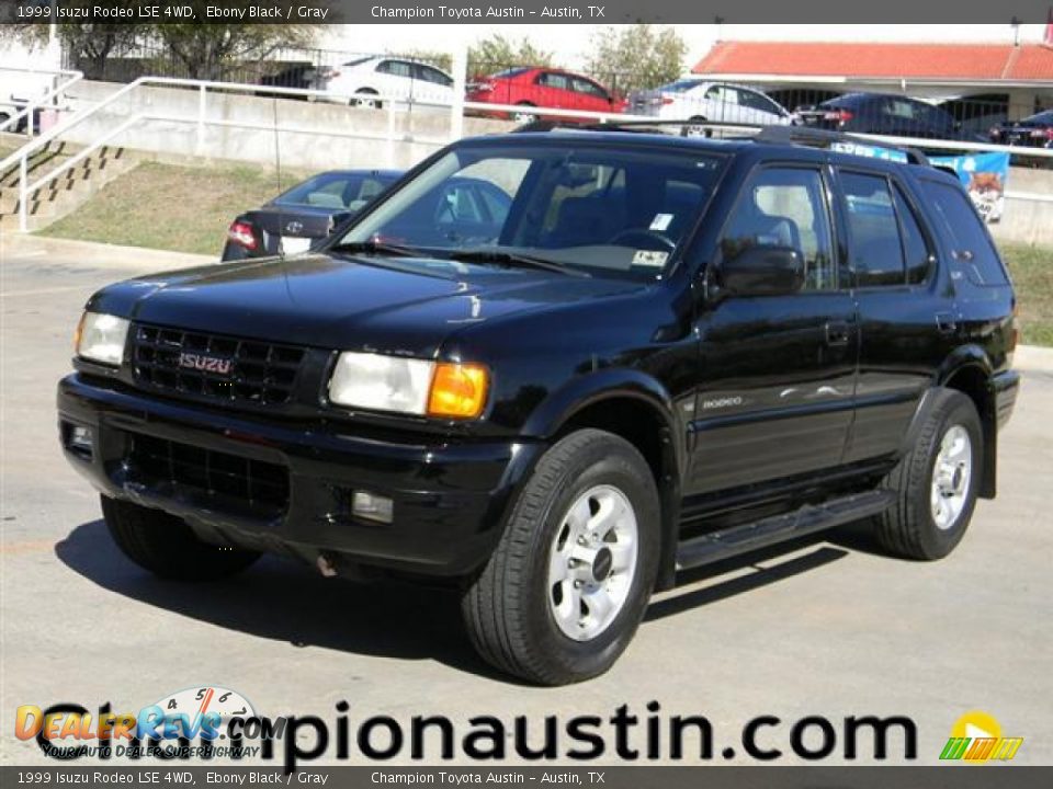 1999 Isuzu Rodeo LSE 4WD Ebony Black / Gray Photo #1