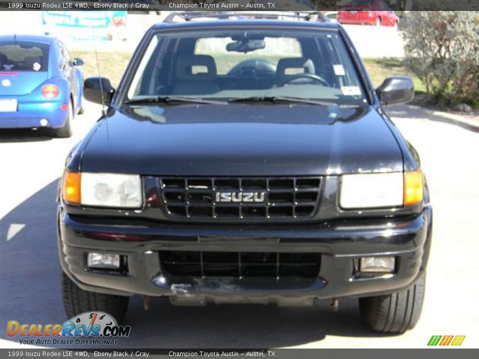 1999 Isuzu Rodeo LSE 4WD Ebony Black / Gray Photo #2