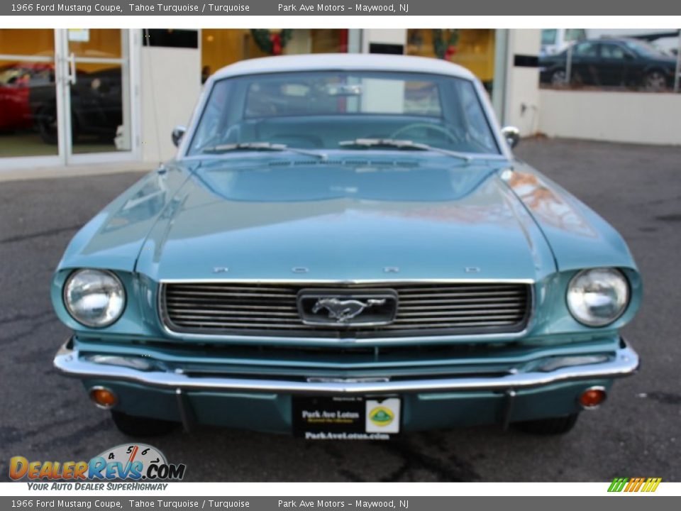 1966 Ford Mustang Coupe Tahoe Turquoise / Turquoise Photo #2