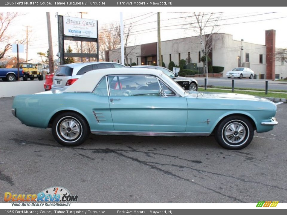 Tahoe Turquoise 1966 Ford Mustang Coupe Photo #4