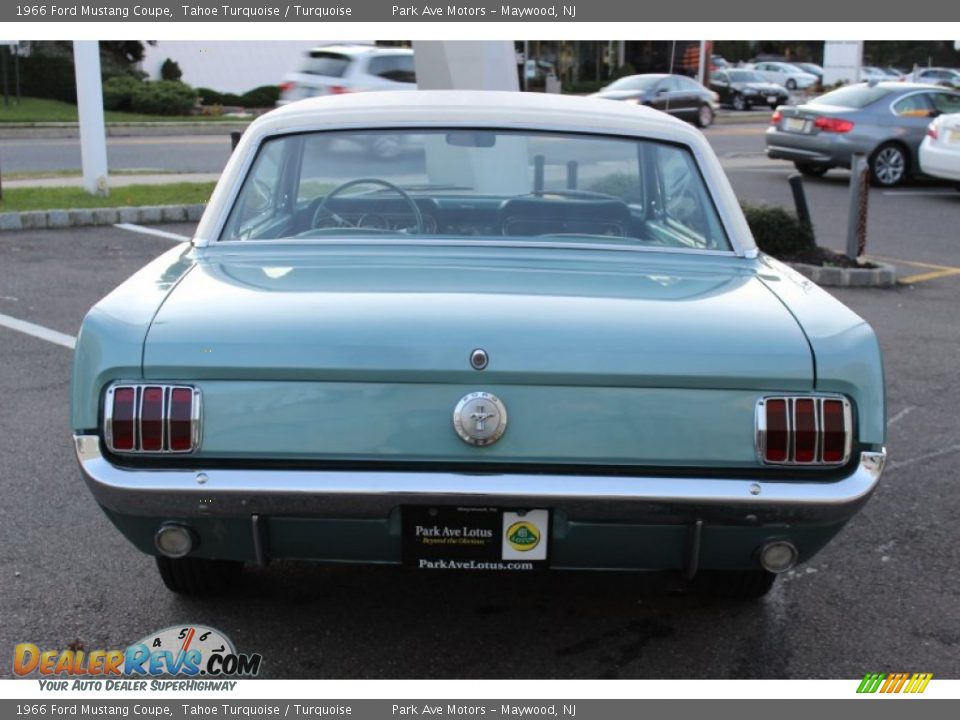 1966 Ford Mustang Coupe Tahoe Turquoise / Turquoise Photo #6