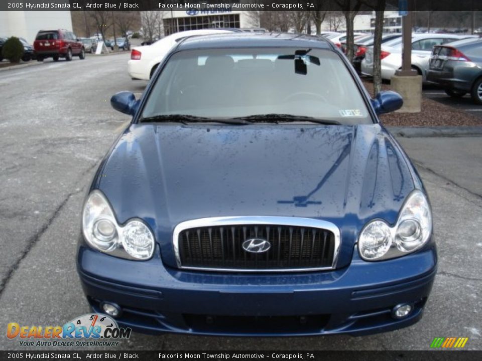 2005 Hyundai Sonata GL Ardor Blue / Black Photo #2
