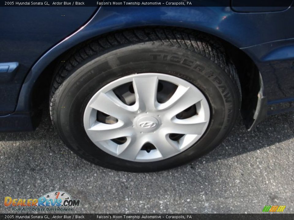 2005 Hyundai Sonata GL Ardor Blue / Black Photo #7