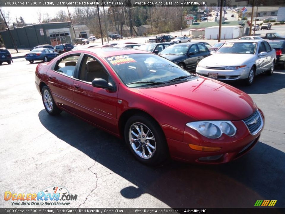 2000 Chrysler 300 M Sedan Dark Garnet Red Metallic / Camel/Tan Photo #1