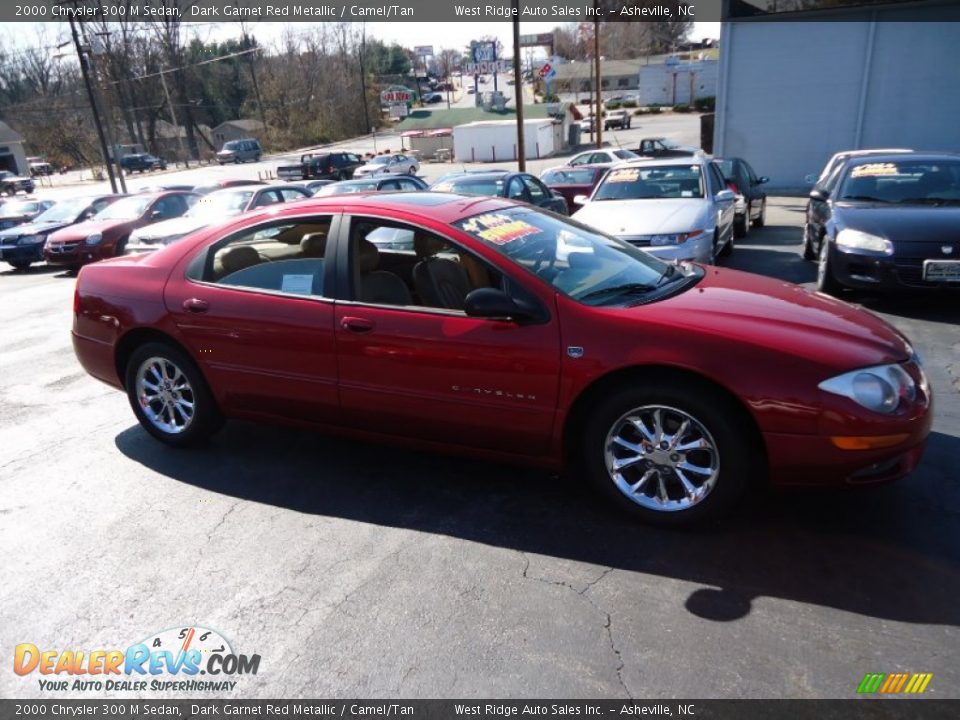 2000 Chrysler 300 M Sedan Dark Garnet Red Metallic / Camel/Tan Photo #2