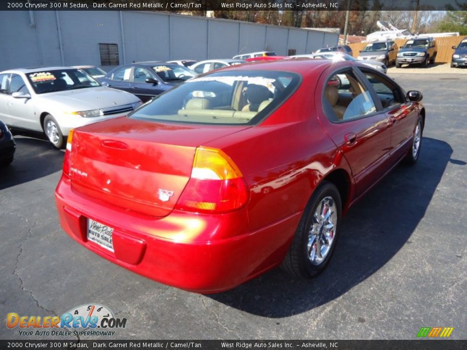 2000 Chrysler 300 M Sedan Dark Garnet Red Metallic / Camel/Tan Photo #5