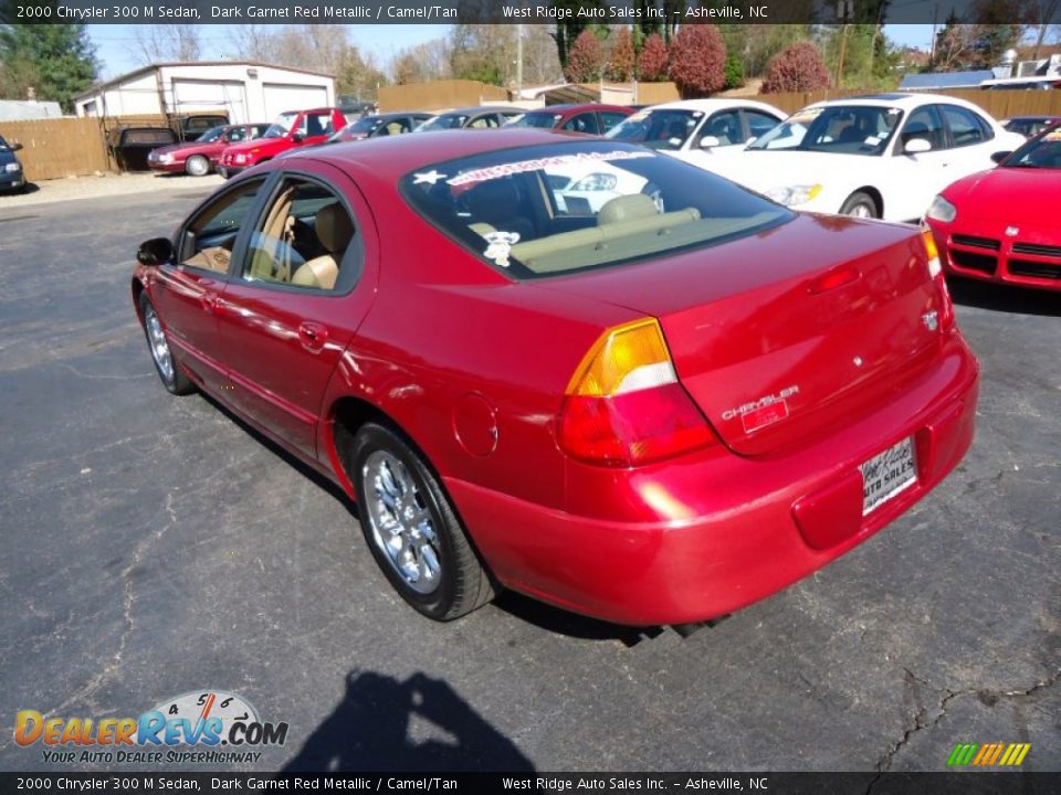 2000 Chrysler 300 M Sedan Dark Garnet Red Metallic / Camel/Tan Photo #7