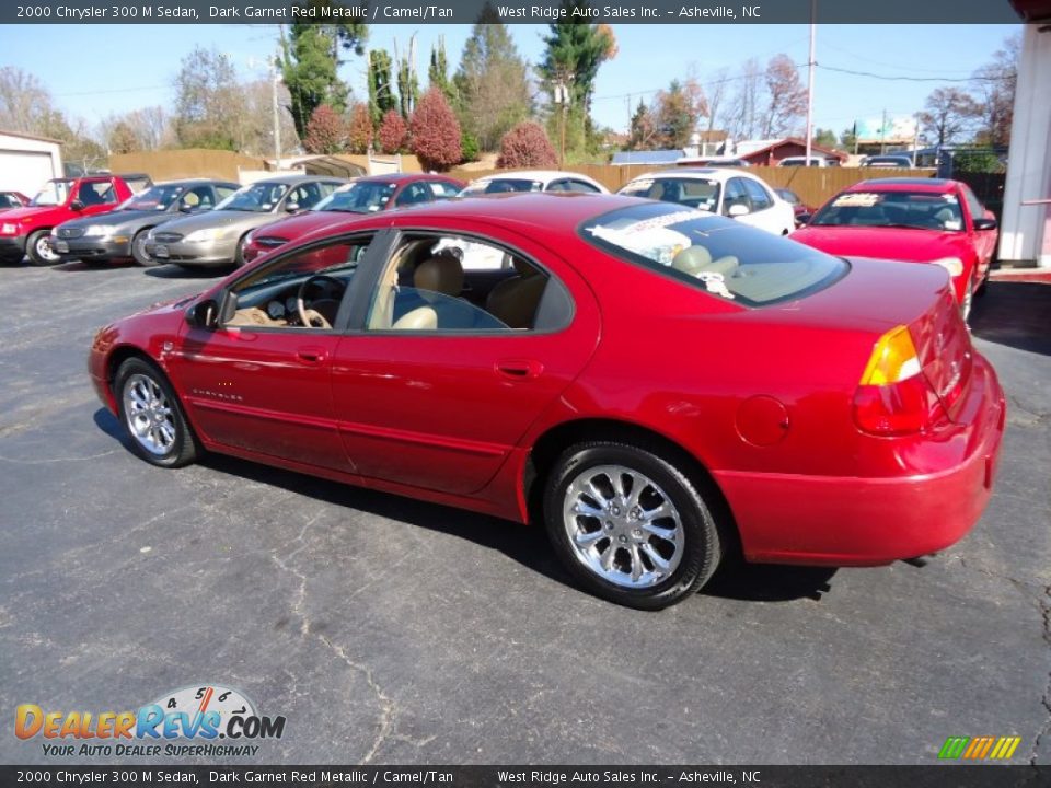 2000 Chrysler 300 M Sedan Dark Garnet Red Metallic / Camel/Tan Photo #8