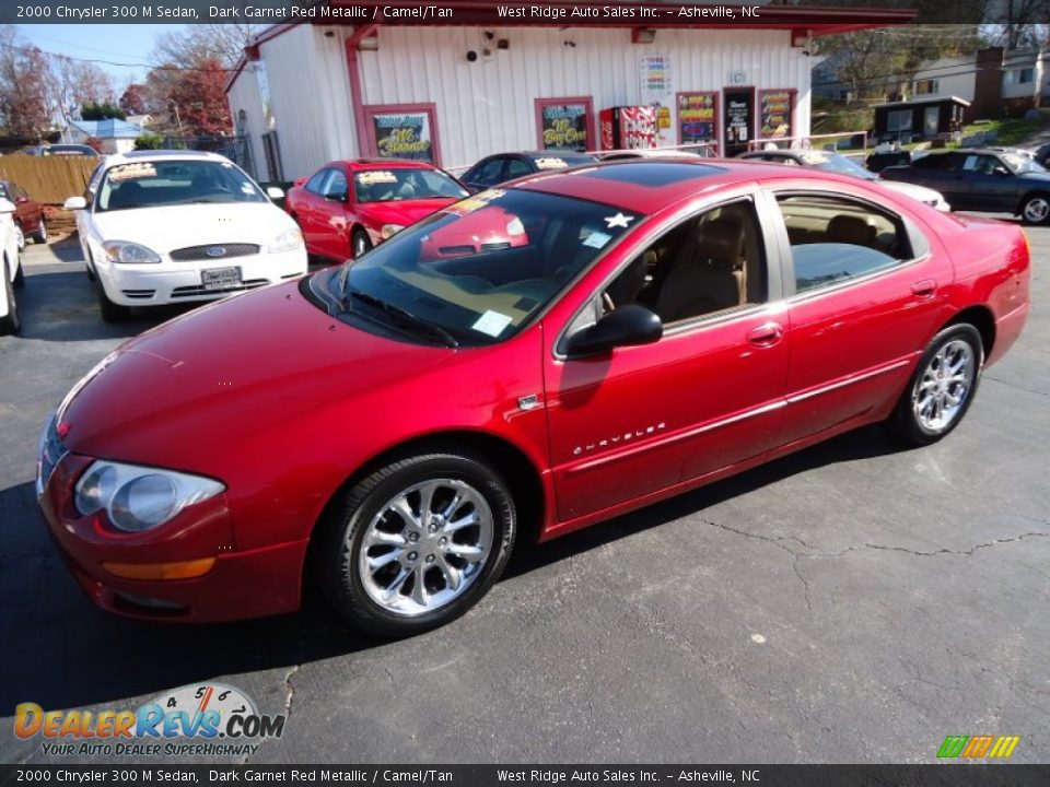 2000 Chrysler 300 M Sedan Dark Garnet Red Metallic / Camel/Tan Photo #10