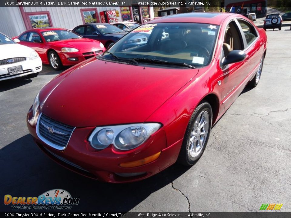 2000 Chrysler 300 M Sedan Dark Garnet Red Metallic / Camel/Tan Photo #11