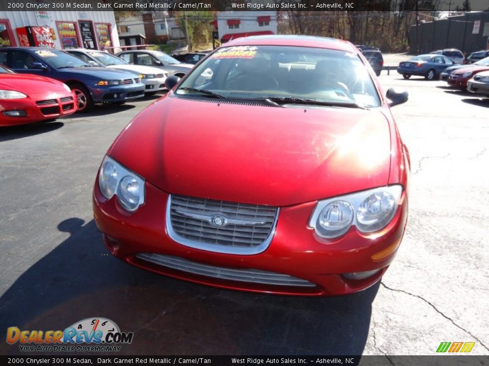 2000 Chrysler 300 M Sedan Dark Garnet Red Metallic / Camel/Tan Photo #12