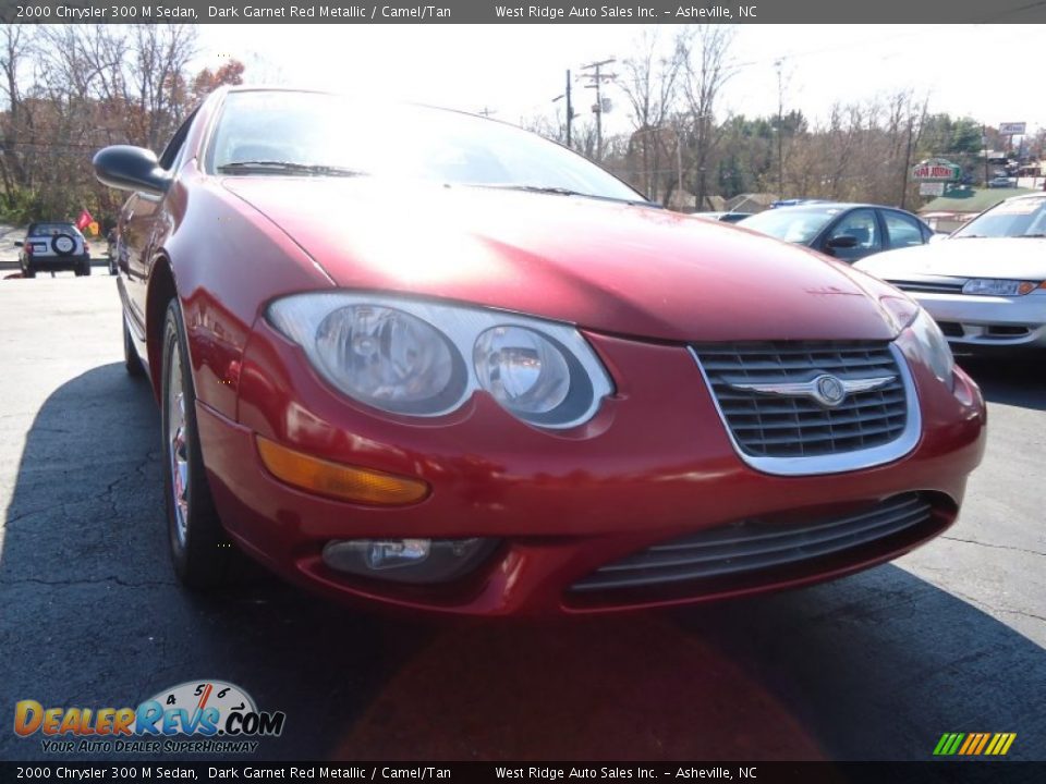 2000 Chrysler 300 M Sedan Dark Garnet Red Metallic / Camel/Tan Photo #13