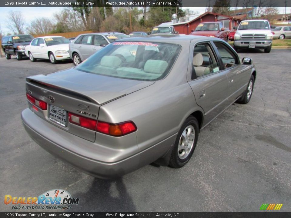 1999 Toyota Camry LE Antique Sage Pearl / Gray Photo #4