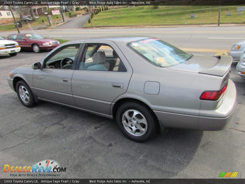 1999 Toyota Camry LE Antique Sage Pearl / Gray Photo #7