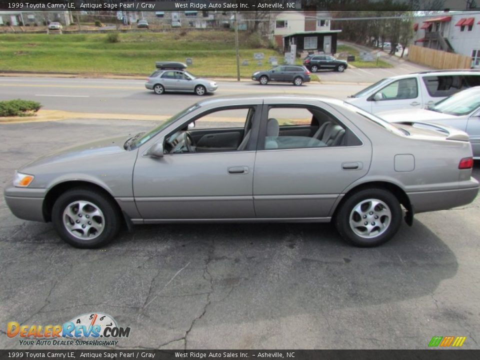 1999 Toyota Camry LE Antique Sage Pearl / Gray Photo #8
