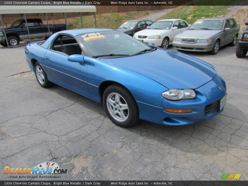 1999 Chevrolet Camaro Coupe Bright Blue Metallic / Dark Gray Photo #1
