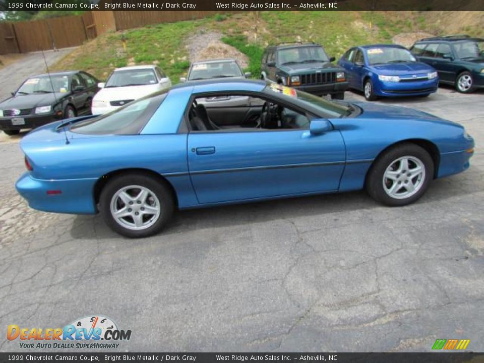 1999 Chevrolet Camaro Coupe Bright Blue Metallic / Dark Gray Photo #3