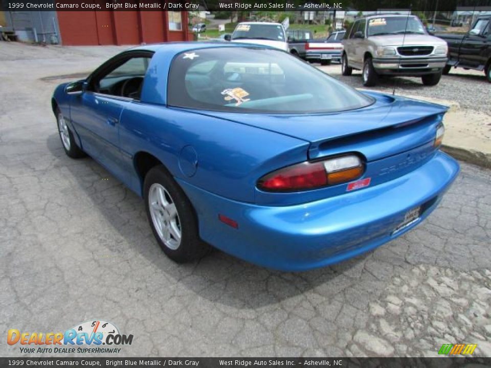 1999 Chevrolet Camaro Coupe Bright Blue Metallic / Dark Gray Photo #7