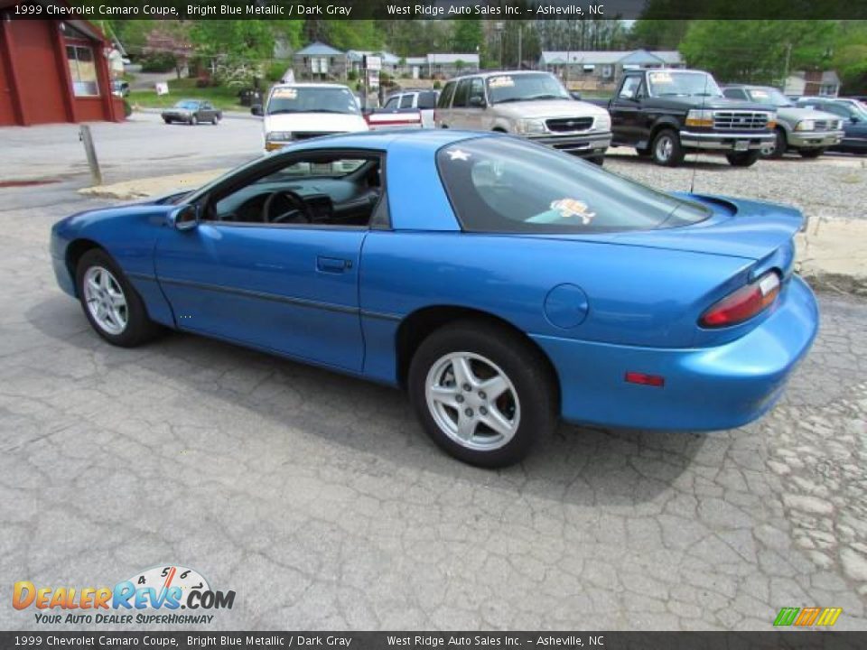 1999 Chevrolet Camaro Coupe Bright Blue Metallic / Dark Gray Photo #8