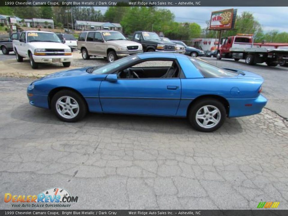 1999 Chevrolet Camaro Coupe Bright Blue Metallic / Dark Gray Photo #9