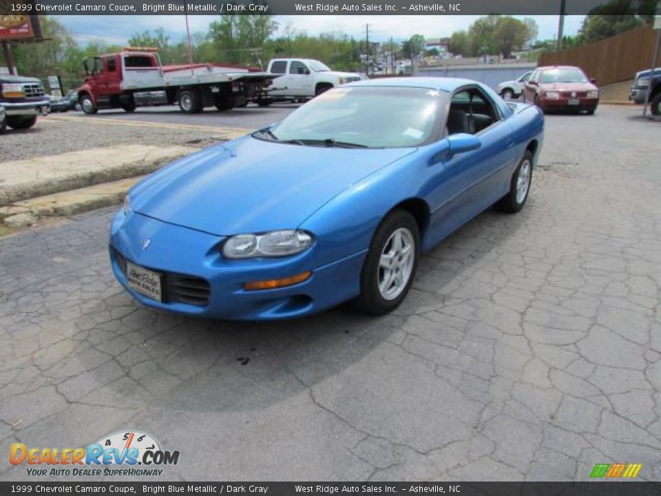 1999 Chevrolet Camaro Coupe Bright Blue Metallic / Dark Gray Photo #11