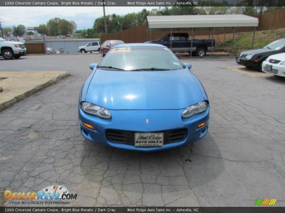 1999 Chevrolet Camaro Coupe Bright Blue Metallic / Dark Gray Photo #12
