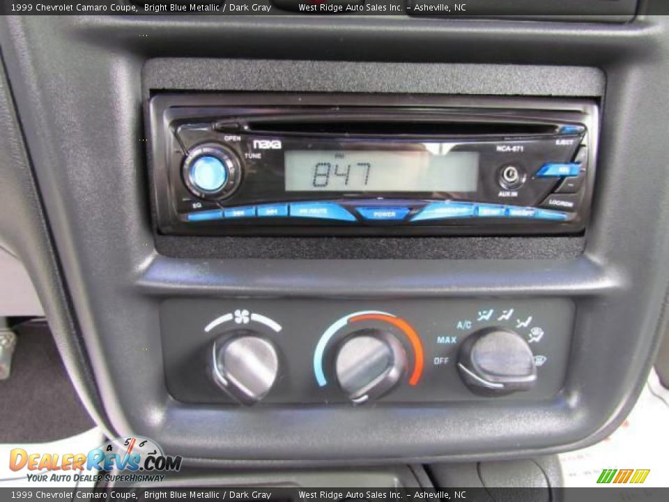 1999 Chevrolet Camaro Coupe Bright Blue Metallic / Dark Gray Photo #16
