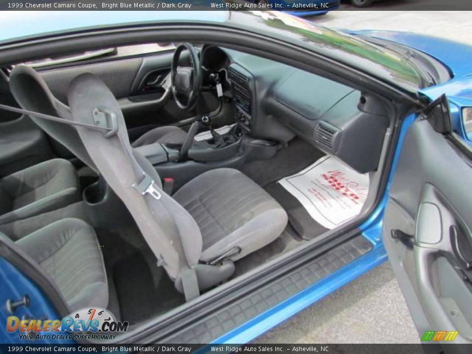 1999 Chevrolet Camaro Coupe Bright Blue Metallic / Dark Gray Photo #23