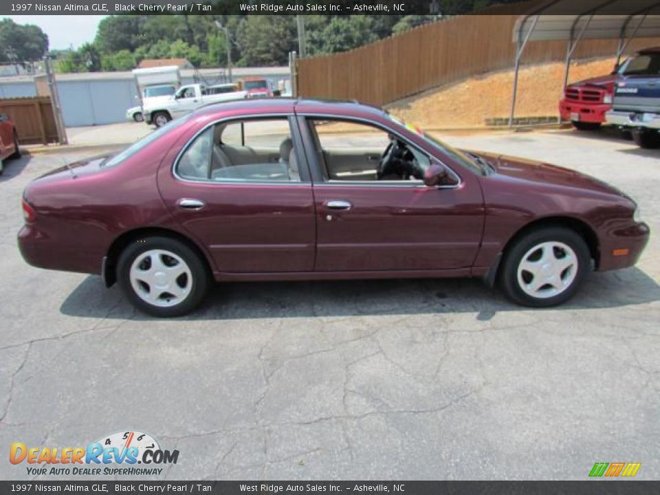 1997 Nissan Altima GLE Black Cherry Pearl / Tan Photo #3