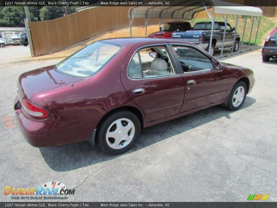 1997 Nissan Altima GLE Black Cherry Pearl / Tan Photo #4