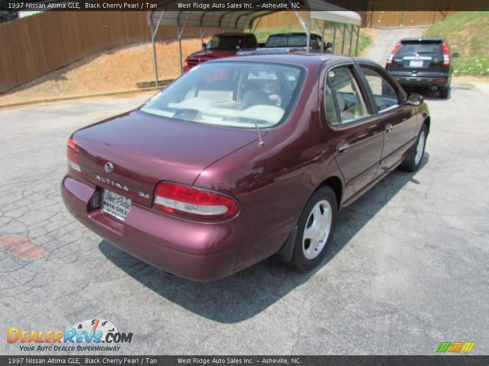 1997 Nissan Altima GLE Black Cherry Pearl / Tan Photo #5