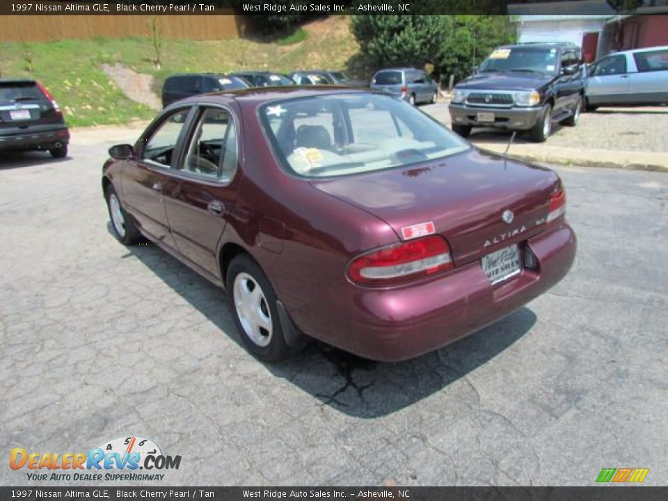 1997 Nissan Altima GLE Black Cherry Pearl / Tan Photo #7