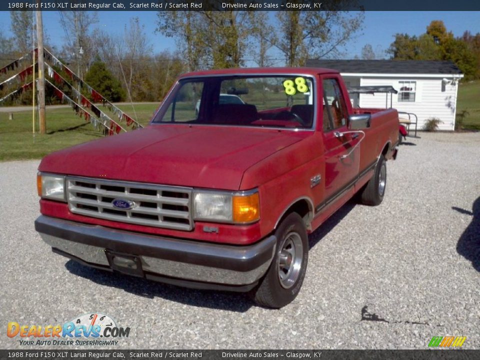 Front 3/4 View of 1988 Ford F150 XLT Lariat Regular Cab Photo #1