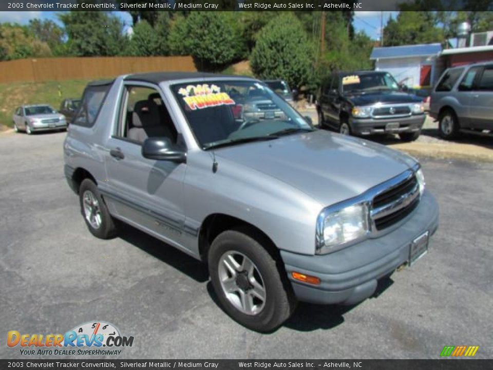 2003 Chevrolet Tracker Convertible Silverleaf Metallic / Medium Gray Photo #1