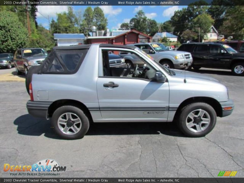 Silverleaf Metallic 2003 Chevrolet Tracker Convertible Photo #3