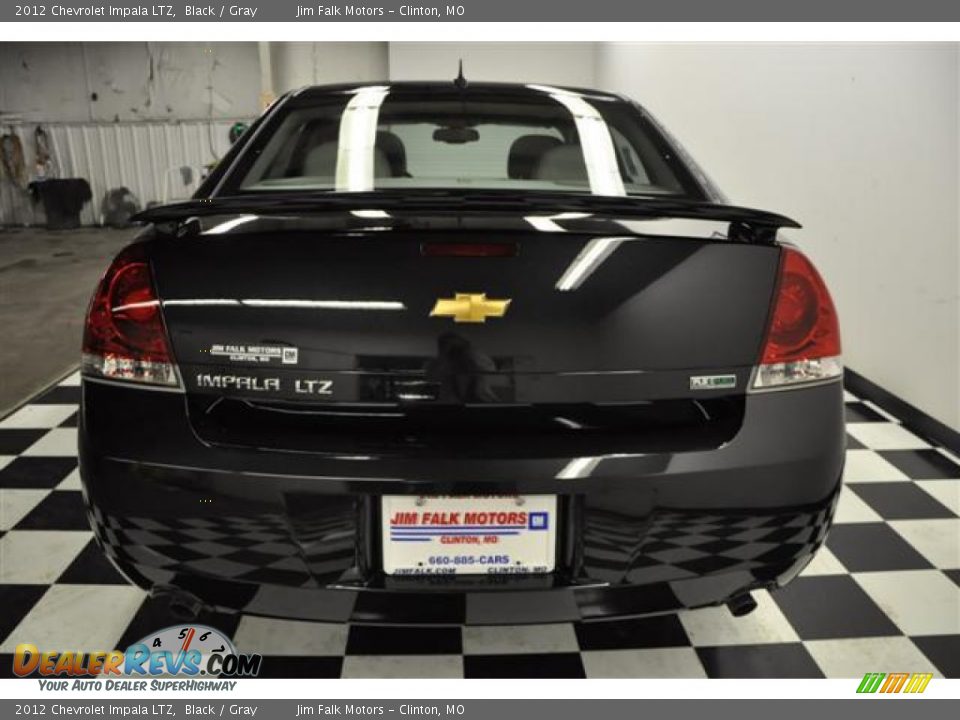 2012 Chevrolet Impala LTZ Black / Gray Photo #5