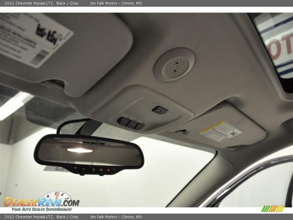 2012 Chevrolet Impala LTZ Black / Gray Photo #12