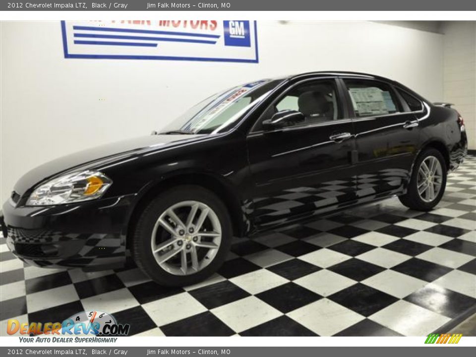 2012 Chevrolet Impala LTZ Black / Gray Photo #23